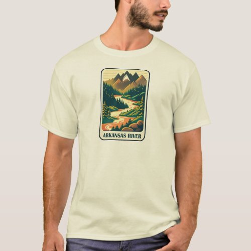 Arkansas River Colorado Colors T_Shirt