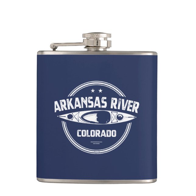 Arkansas River, Colorado Flask (Front)