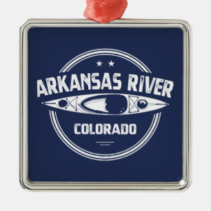 Arkansas River, Colorado Metal Ornament
