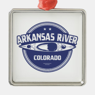 Arkansas River, Colorado Metal Ornament