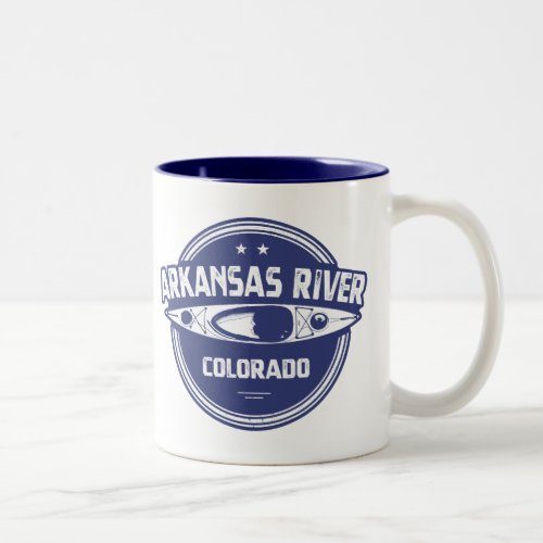 Arkansas River Colorado Two_Tone Coffee Mug