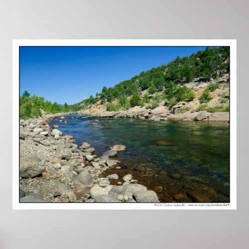 Arkansas River in Southern Colorado Poster