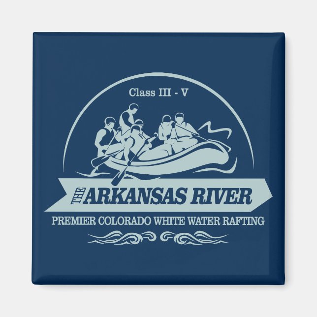 Arkansas River (rafting2) Magnet (Front)
