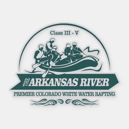 Arkansas River rafting2 Sticker