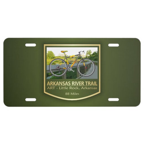 Arkansas River Trail bike2 License Plate