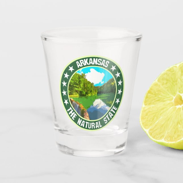 Arkansas                                           shot glass (Front)