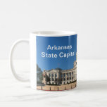 Arkansas State Capital At Christmas Mug