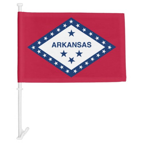 Arkansas State Car Flag