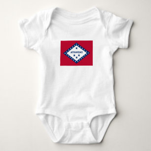 Arkansas State Flag Baby Bodysuit