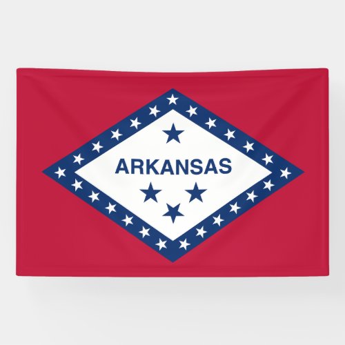 Arkansas State Flag Banner