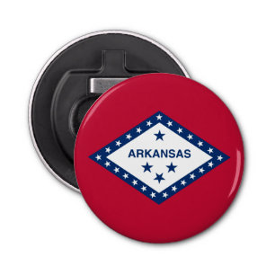 Arkansas State Flag Bottle Opener
