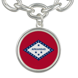 Arkansas State Flag Bracelet