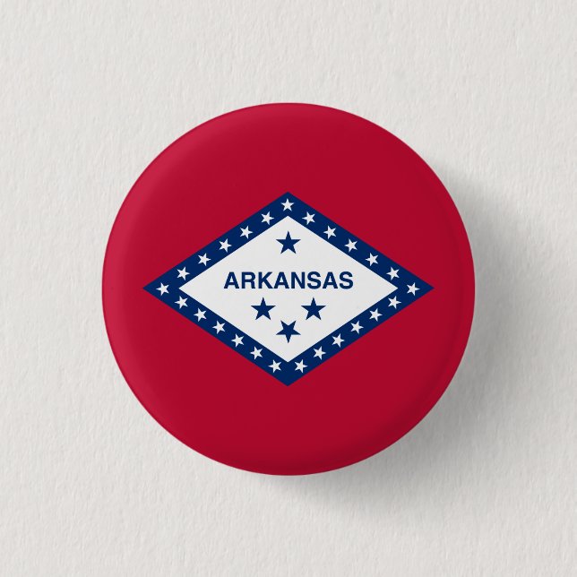 Arkansas State Flag Button (Front)