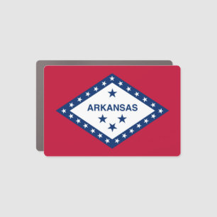 Arkansas State Flag Car Magnet