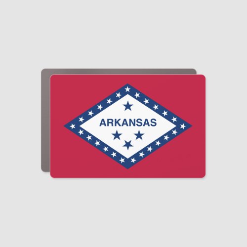 Arkansas State Flag Car Magnet