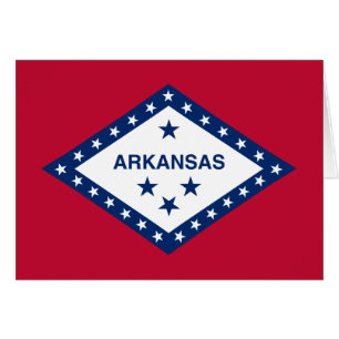 Arkansas State Flag Cards