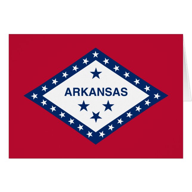 Arkansas State Flag Cards (Front Horizontal)
