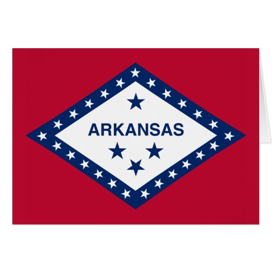 Arkansas State Flag Cards (Front Horizontal)