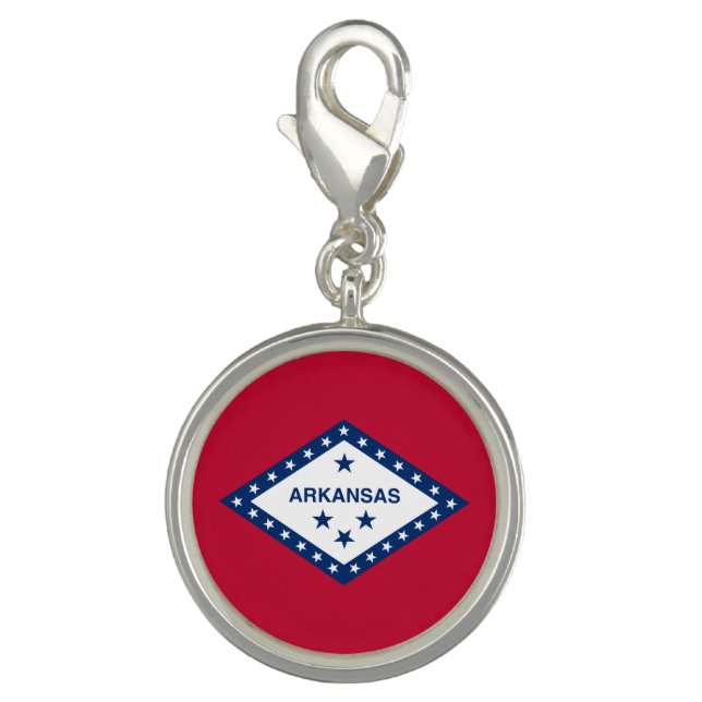 Arkansas State Flag Charm (Front)
