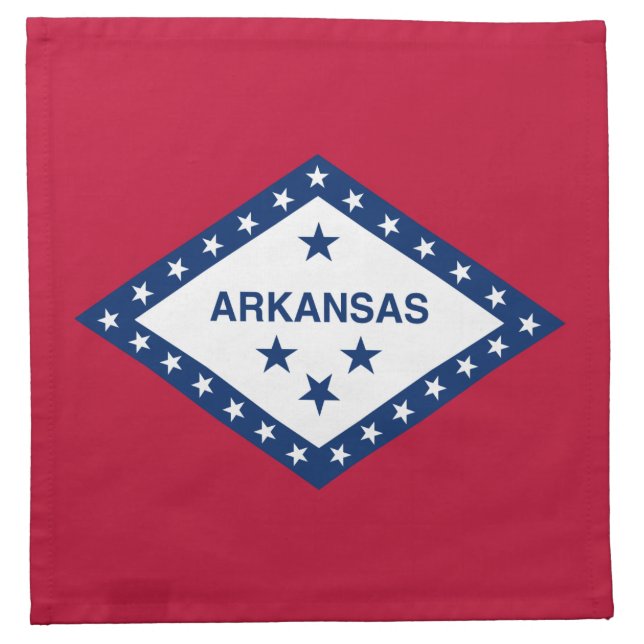 Arkansas State Flag Cloth Napkin (Front)