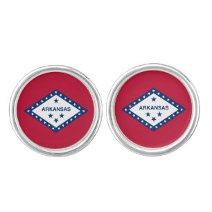 Arkansas State Flag Cufflinks
