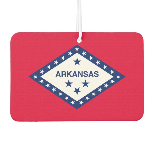 Arkansas State Flag Design Air Freshener (Front)