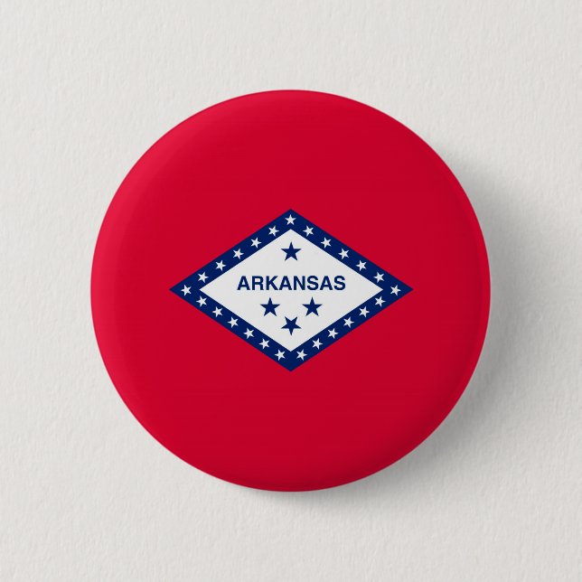 Arkansas State Flag Design Button (Front)