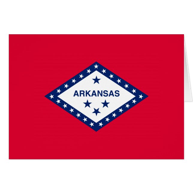 Arkansas State Flag Design Cards (Front Horizontal)