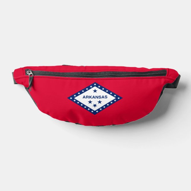 Arkansas State Flag Design Fanny Pack (Lay Down)