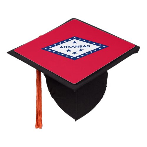 Arkansas State Flag Design Graduation Cap Topper