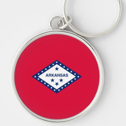 Arkansas State Flag Design Keychain