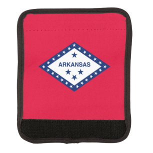 Arkansas State Flag Design Luggage Handle Wrap
