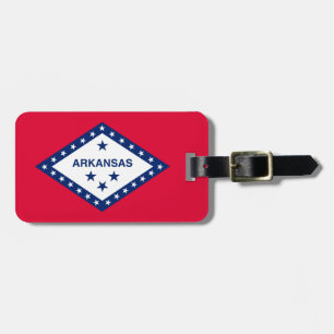Arkansas State Flag Design Luggage Tag