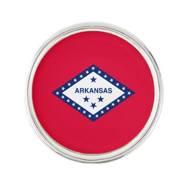 Arkansas State Flag Design Pin (Front)