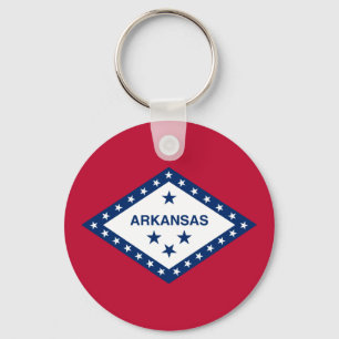 Arkansas State Flag Keychain