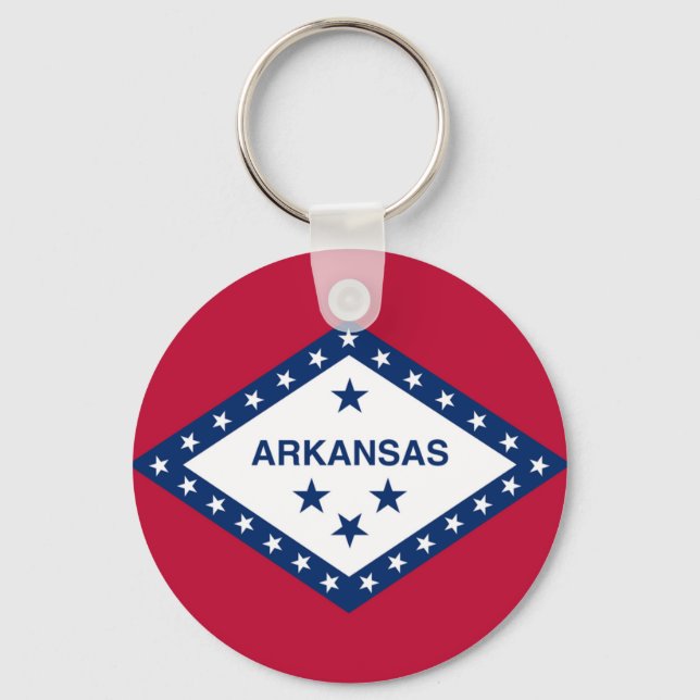 Arkansas State Flag Keychain (Front)
