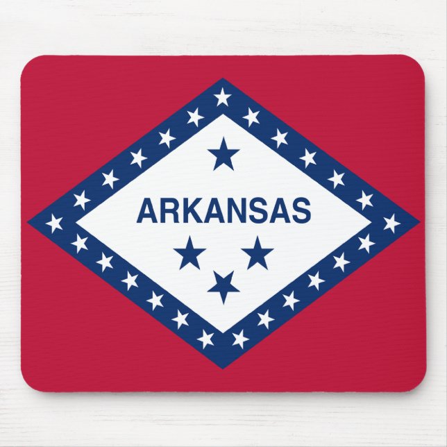 Arkansas State Flag Mouse Pad (Front)