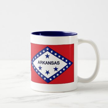 Arkansas State Flag Mug by slowtownemarketplace at Zazzle