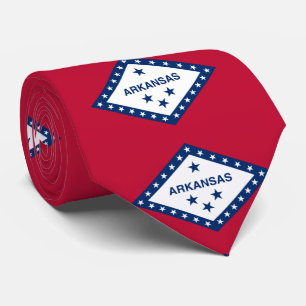 Arkansas State Flag Neck Tie