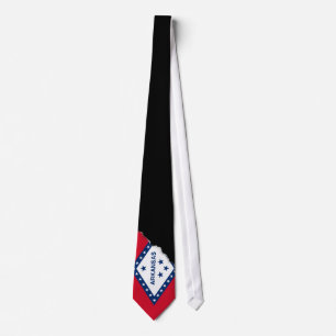 Arkansas State Flag Neck Tie