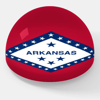 ARKANSAS STATE FLAG PAPERWEIGHT