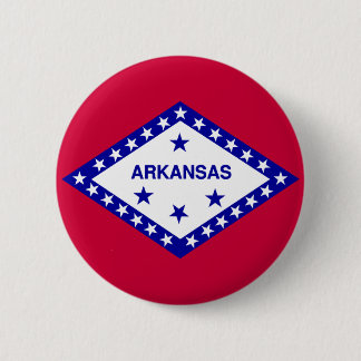 Arkansas State Flag Pinback Button