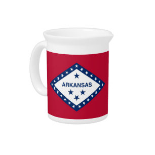 Arkansas State Flag Pitcher