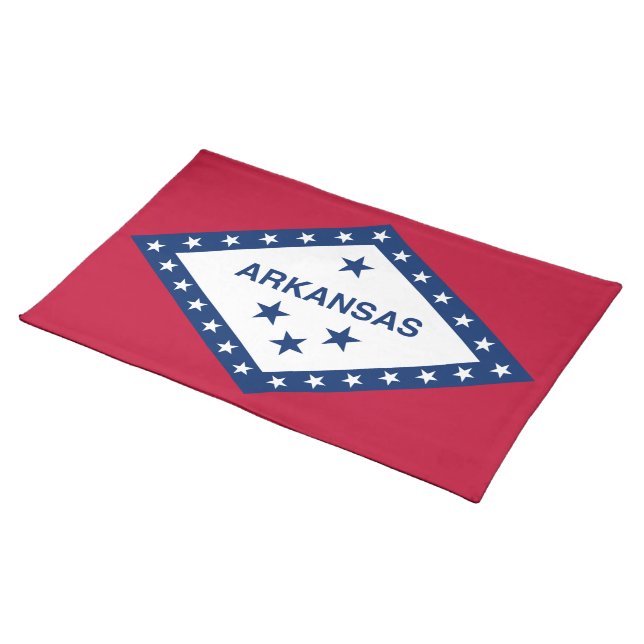 Arkansas State Flag Placemat (On Table)