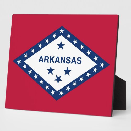 Arkansas State Flag Plaque