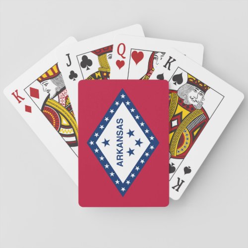 Arkansas State Flag Poker Cards