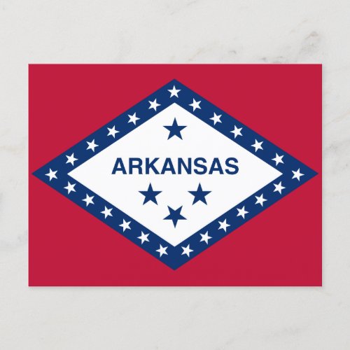 Arkansas State Flag Postcard