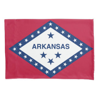 Arkansas State Flag Print Patriotc Pillow Case