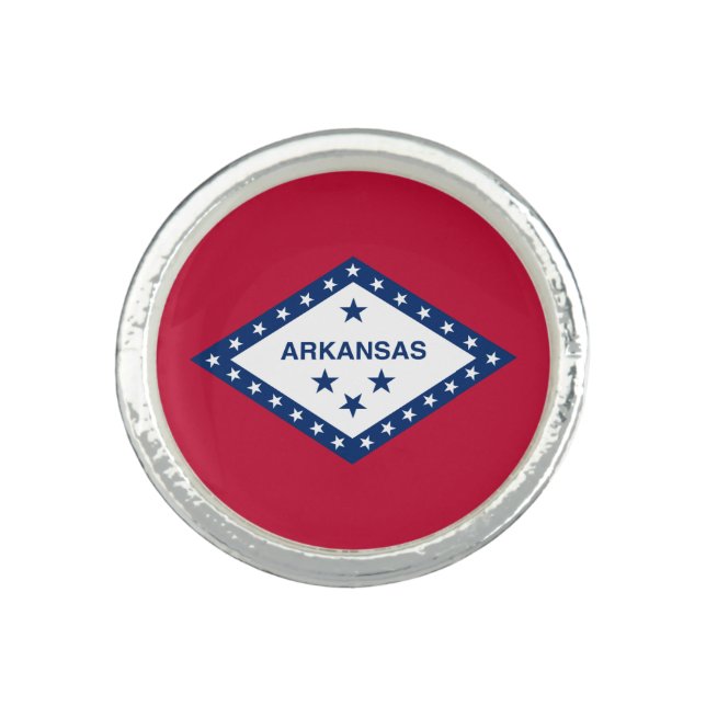 Arkansas State Flag Ring (Front)