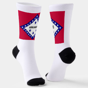 Arkansas State flag Socks